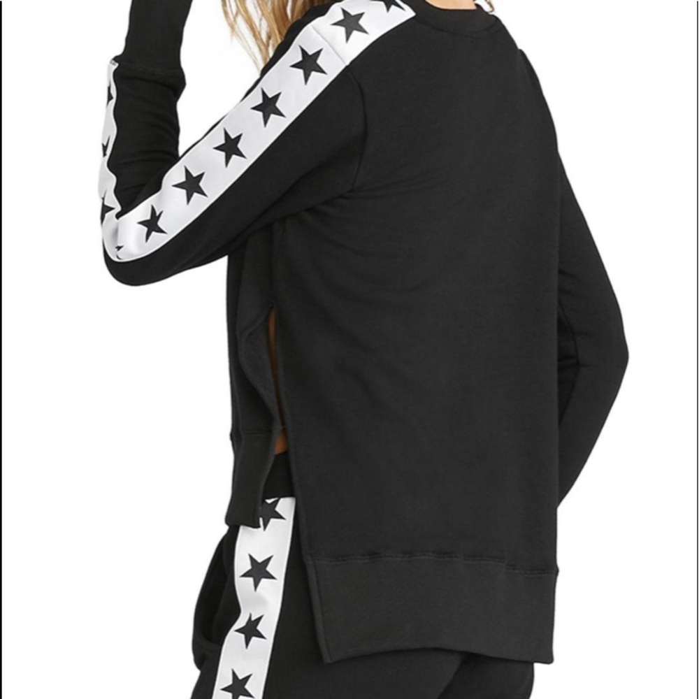 CHRLDR Tuxedo star black slip sweatshirt - Picture 2 of 7